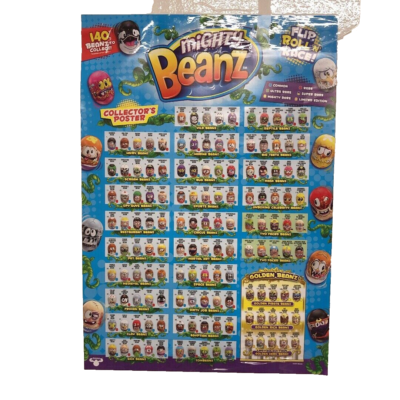 Mighty Beanz Playset Incl Beanz Poster Stickers and Play Mat New