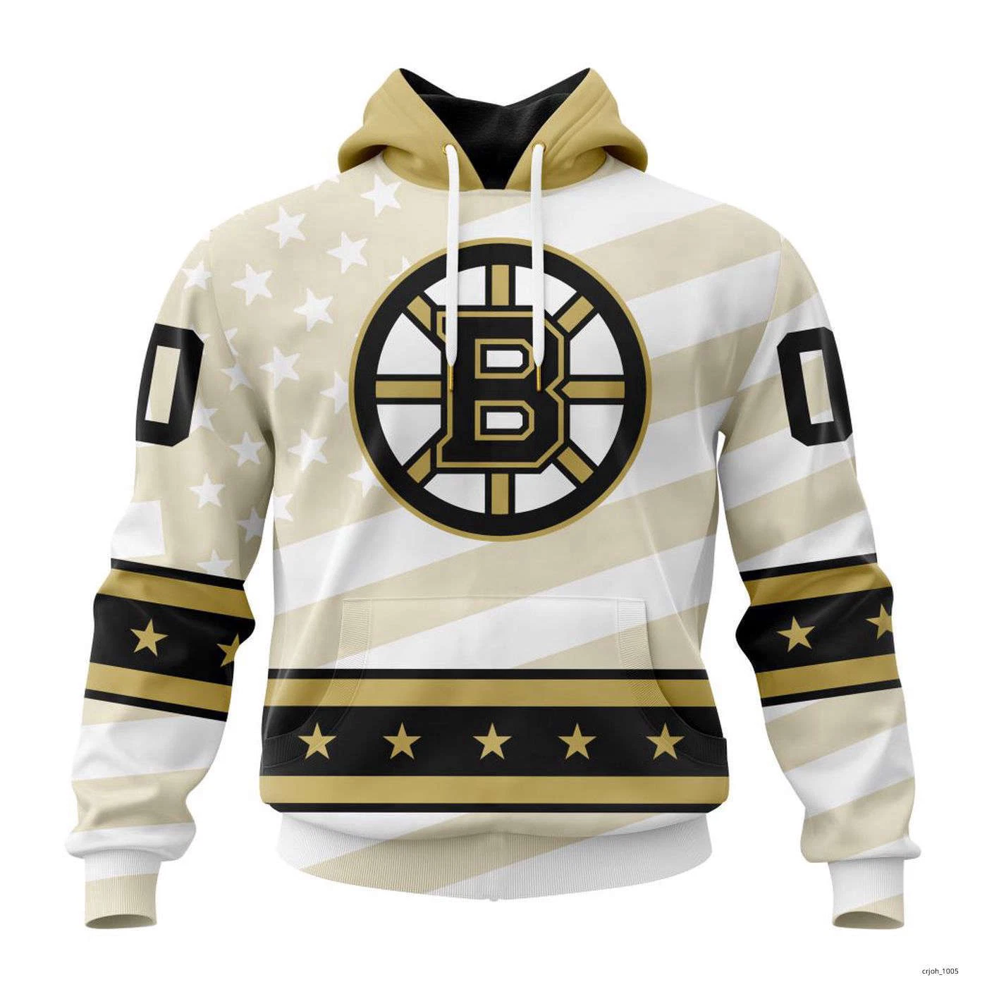Personalized Boston Bruins Special Military Appreciation Hoodie Pullover