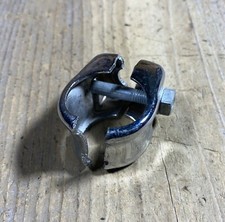 VINTAGE MUSCLE BIKE BICYCLE BUGLE AIR HORN HOOTER BELL CLAMP FOR HANDLEBARS