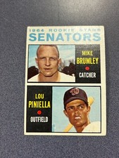 1964 Topps - 1964 Rookie Stars #167 Lou Piniella, Mike Brumley (RC) VG-EX @QJ27