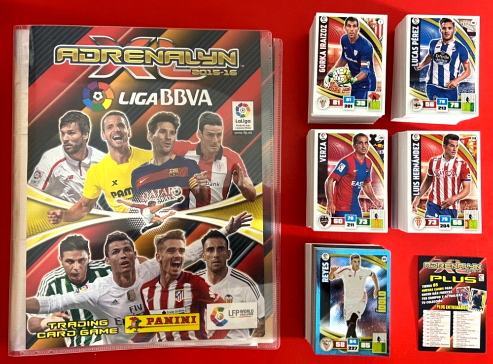 Panini MEGA RARE XL Adrenalyn COMPLETE SET La Liga Cards  2015/16 Messi Ronaldo