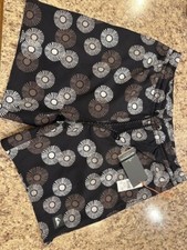 Size Small Black Quicksilver swim trunks new with tags 17" elastic waistband