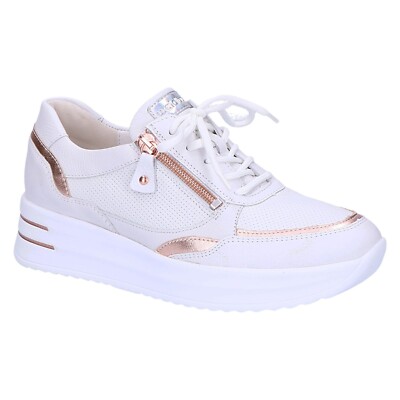 New in box Waldlaufer H-Arianna Sneaker Weiss/Rosegold US