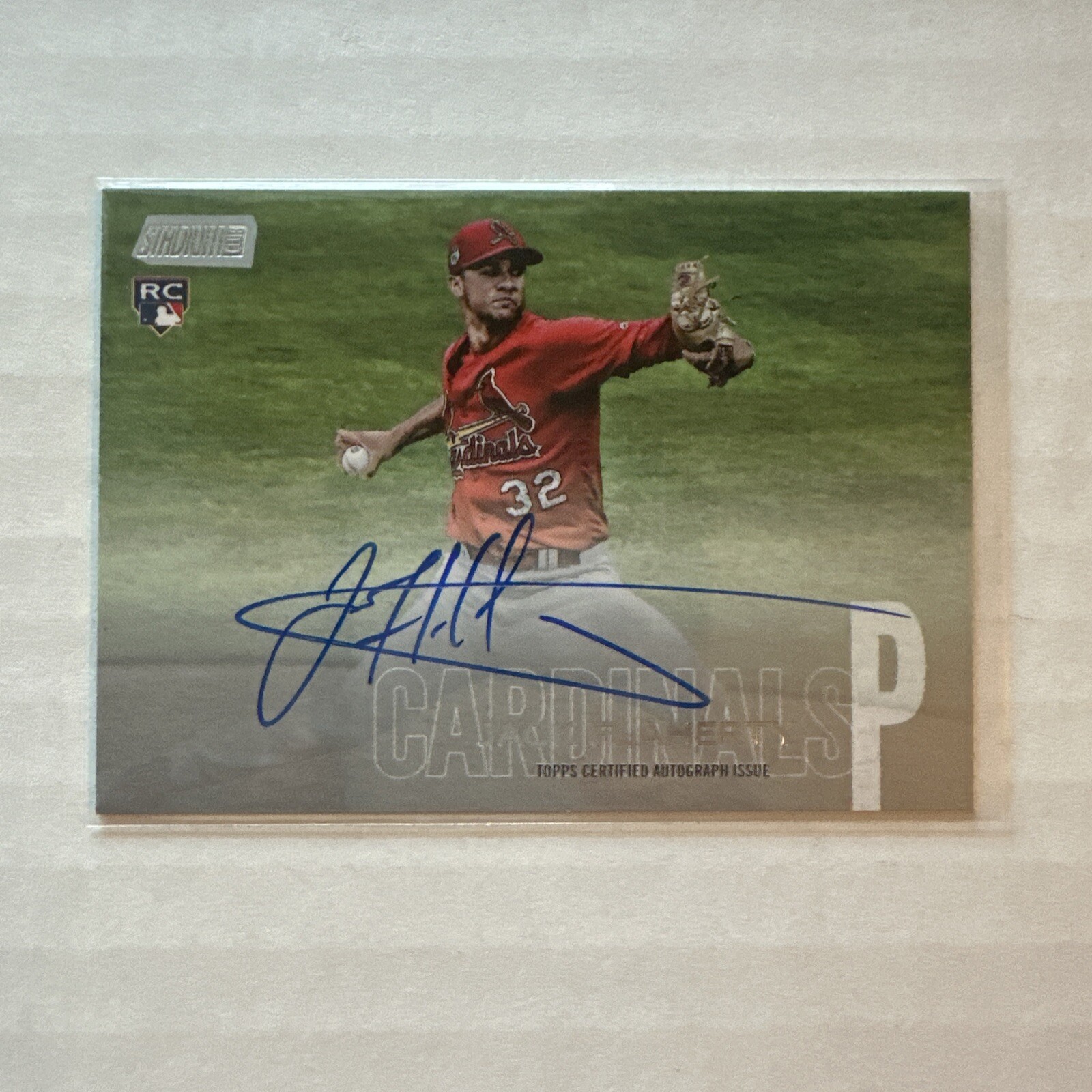 JACK FLAHERTY 2018 TOPPS STADIUM CLUB ON CARD AUTO ROOKIE RC