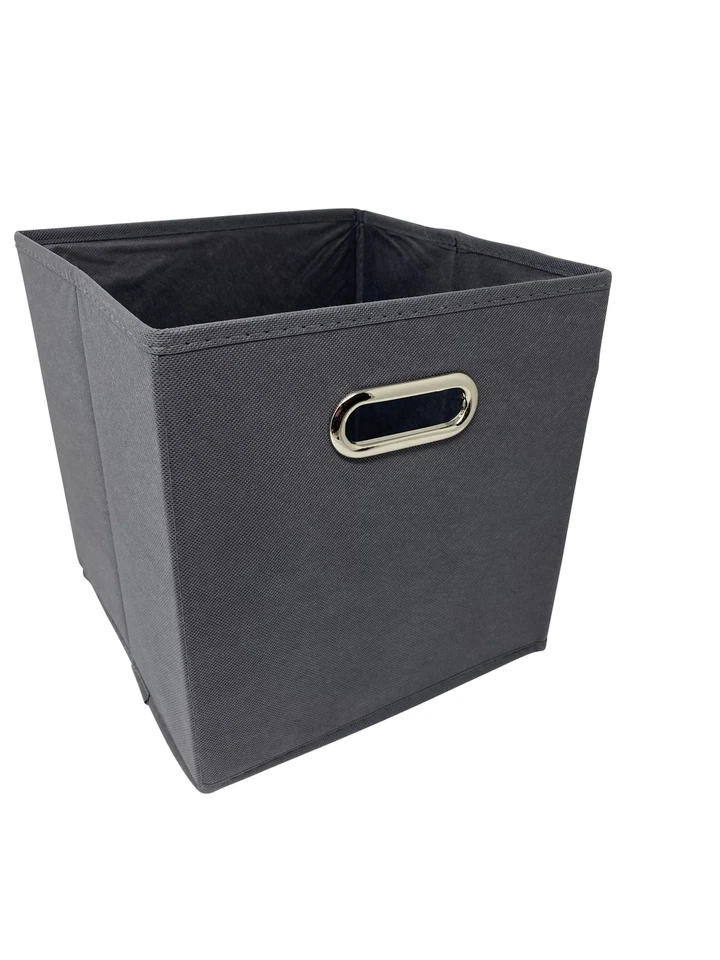  6 pcs Fabric Storage Bins Storage Box Organizer Cube Basket Container 10" - Image 4 of 4