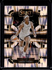 2024 Panini Select WNBA - Concourse Jackie Young #38 Silver Flash Prizm