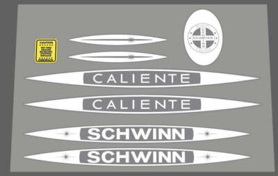 Schwinn Caliente 1979 Essentials Aufkleber Set