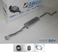 Imasaf Auspuff Mitteltopf+ZubehöR für Citroen/Peugeot 106 + Saxo 1.4 +1.5 D +1.6