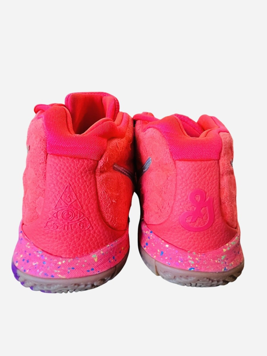 Nike Kyrie 4 Lucky Charms Youth 4.5Y Shoes Bright Crimson BV7793