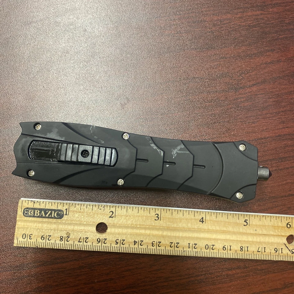 EDC comb OTF Black Beard Shaving Hair Style | EDC Pocket Carry xmas gift - Image 2 of 3