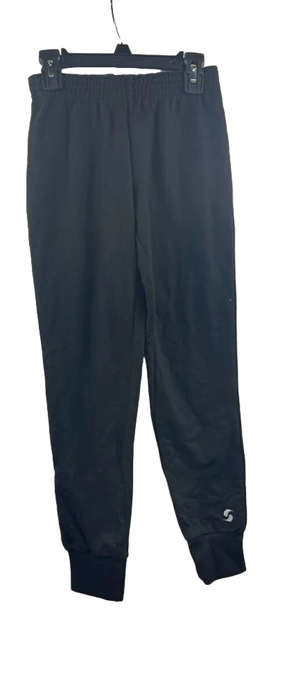 Pantalón de chándal ajustado de tiro bajo Soffe Big Girls - negro, grande 12-14 Foto 2 de 4