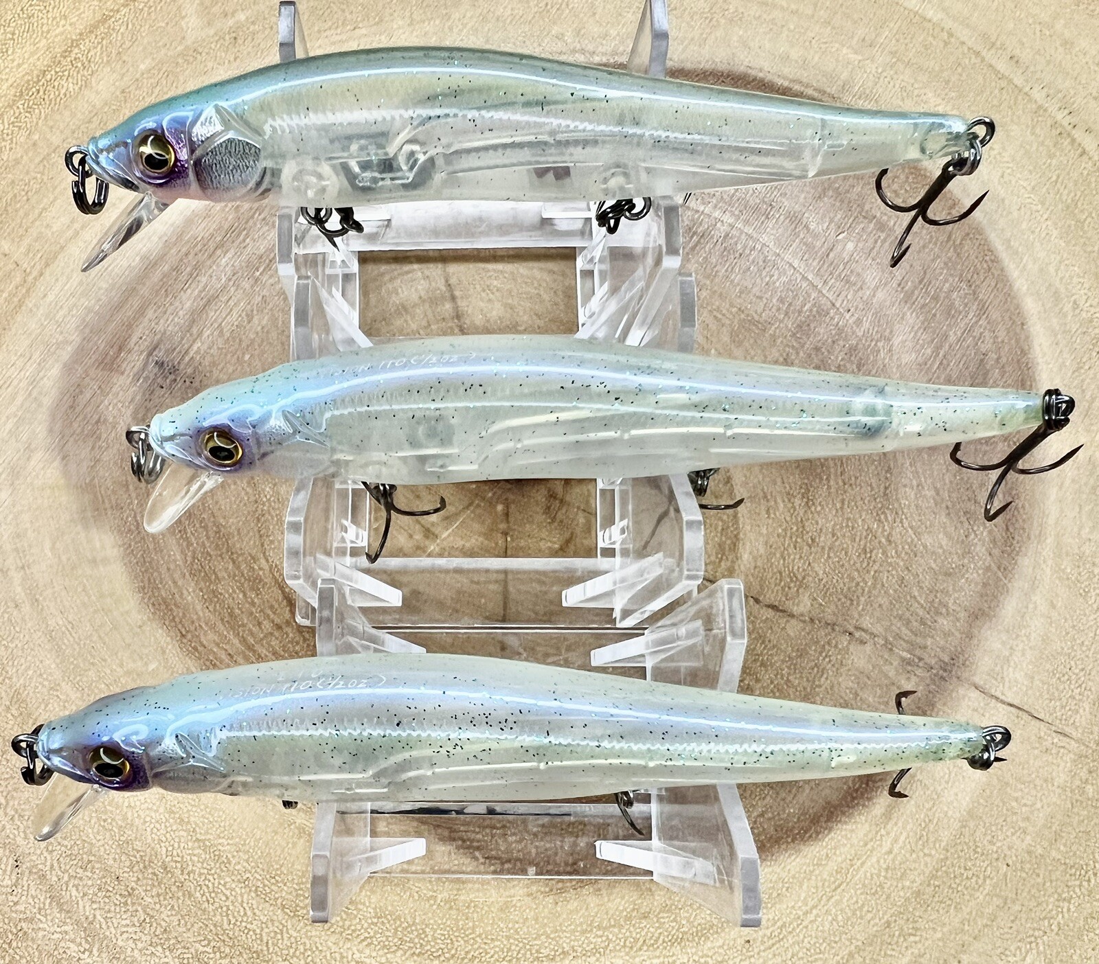 Megabass (Lot Of 3) Ito Vision Oneten Suspending Jerkbaits, Free Shipping! NWT! - Image 2