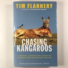 Chasing Kangaroos by Tim Flannery A Continent, a Scientist Hardcover Animal Book
