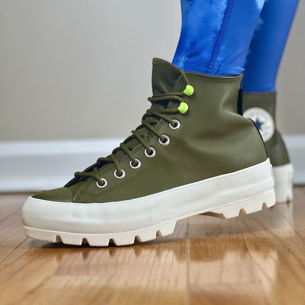 Converse All Star Lugged Leather Hi Women's Athletic Sneaker Converse All Star Lugged Leather Hi Women's Athletic Sneaker