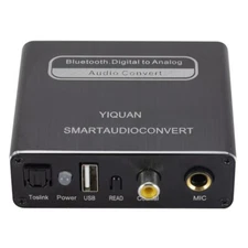 Bluetooth 5.0 DAC Digital Optical to Analog Audio RCA Converter Remote Control
