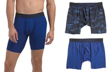 Men's Jockey 2-Pack Camo Blue Athletic RapidCool Stretch Midway Briefs Underwear