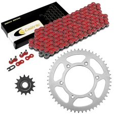 Red Drive Chain And Sprocket Kit for Honda CRF250X 2004-2017