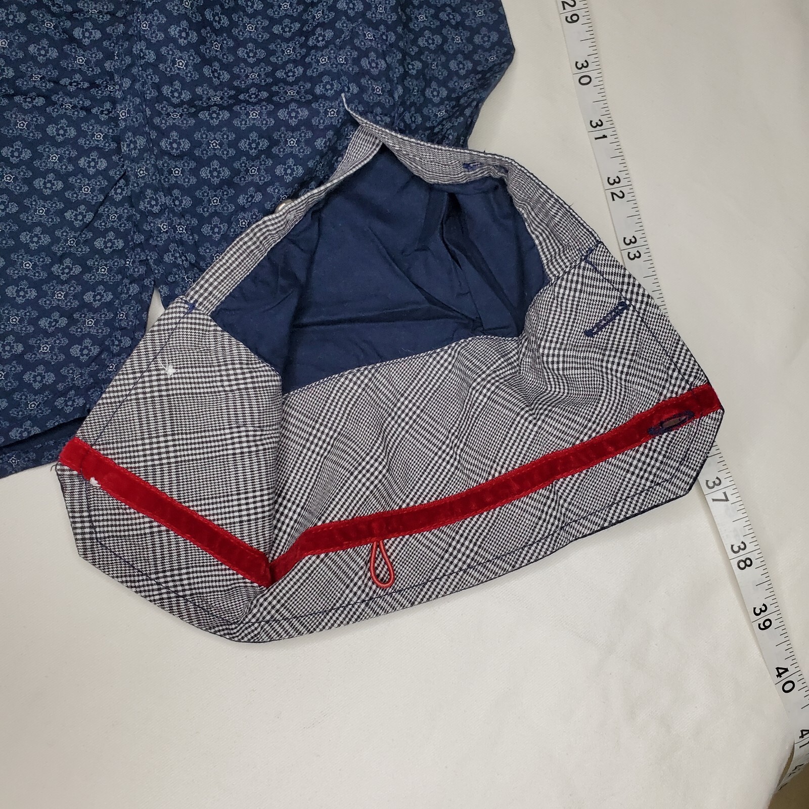 Men's Button Down long sleeve Blue  pattern contr… - image 10