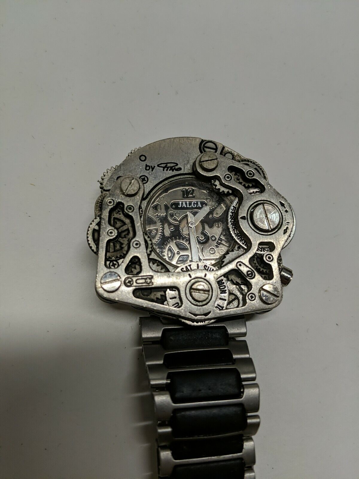 Jalga Watch-Wrist, Germany Gear-by Pine Design-RARE