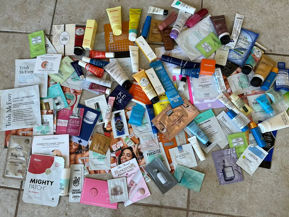 Skincare samples cheap