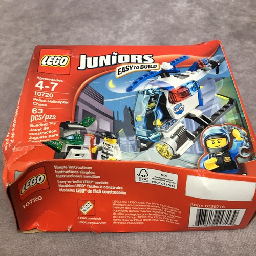 LEGO Juniors Police Helicopter Chase 10720 Box Damaged- Hole in box-Unopened - Picture 4 of 10