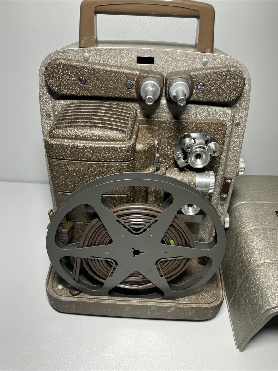 Working Bell & Howell 8mm Projector 253 AX, Castle Films Mighty