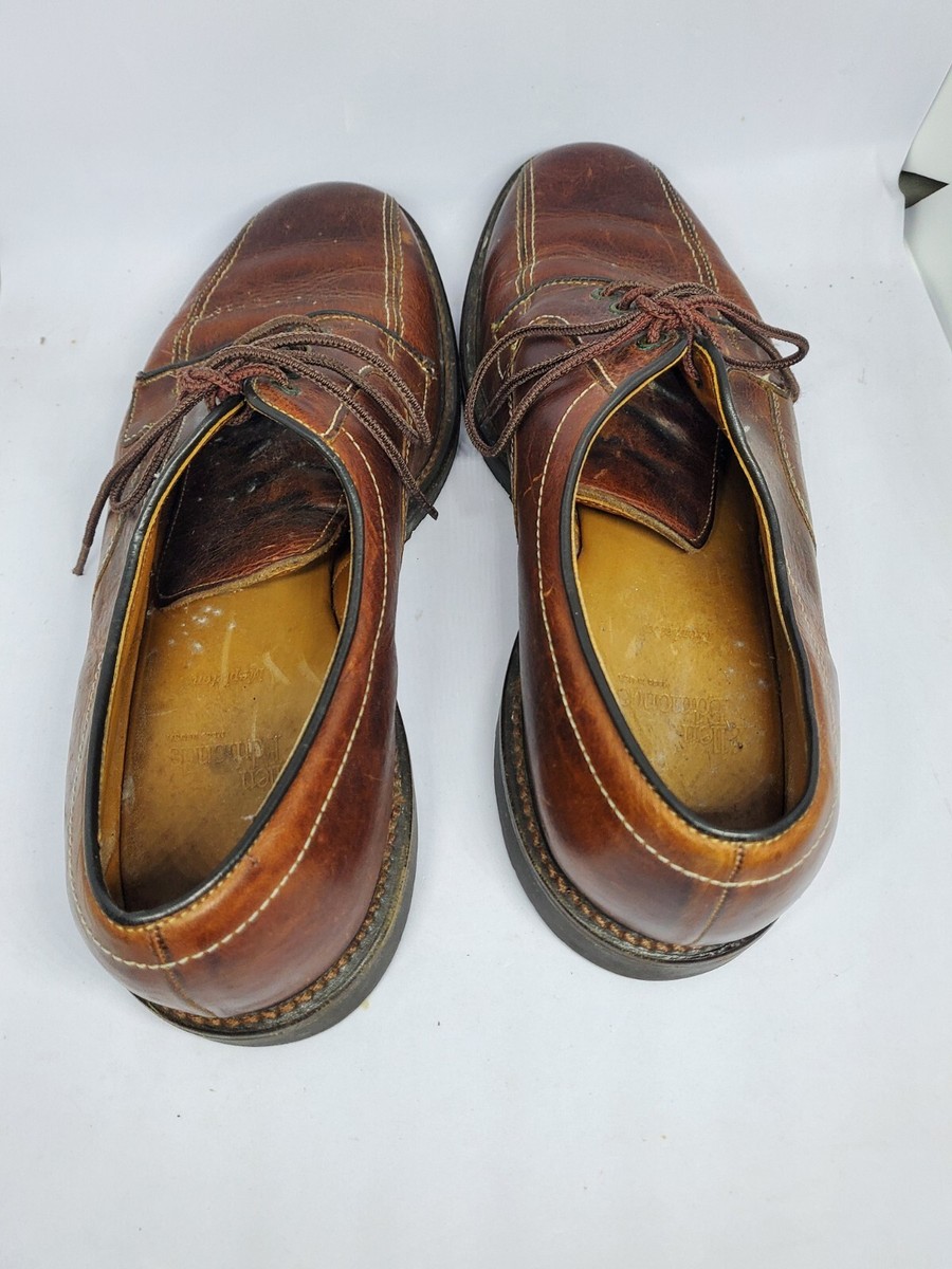 Allen Edmonds Mapleton Brown Leather Oxford Work Shoes Men display picture 3