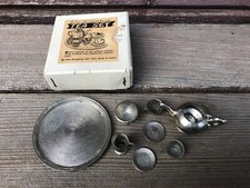VTG Shackman 4 Piece Miniature Tea Set Dollhouse Furniture w Box