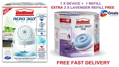 UNIBOND AERO 360 Fruit sensation//Lavender Refill Moisture Dehumidifiers
