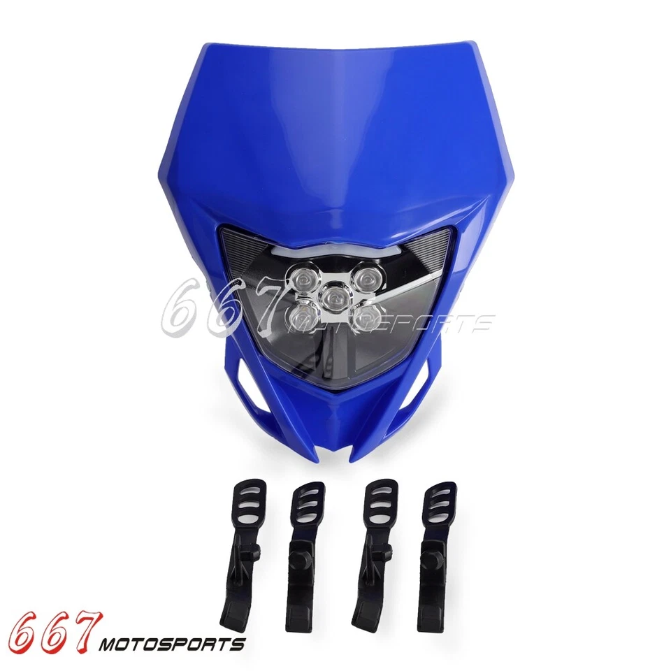 Motocross LED Headlight For Yamaha WR YZ TTR110 125 200 225 230 250 400 426 450 — 第 4/4 张图片