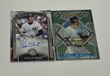 Paul O’ Neill Yankees Museum Collection Signed # 1/ 125- Finest (2) Card Lot!
