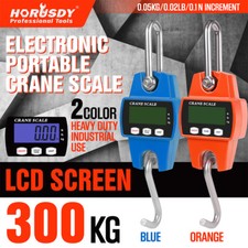 Mini Portable Crane Scale 300kg 0.1kg LCD Digital Electronic Hook Hanging Scale