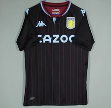 ASTON VLLA 2020 2021 AWAY FOOTBALL SHIRT JERSEY KAPPA SIZE S