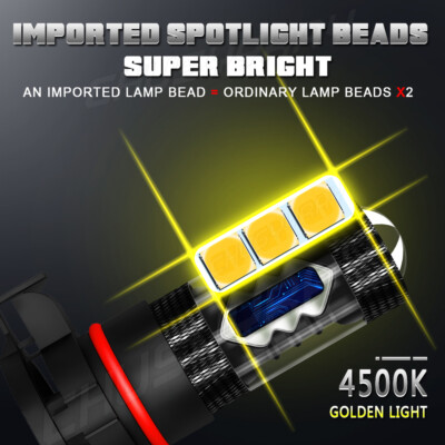 XFLHEHD LED Fog Light Bulbs - Fits 2007-2014 GMC Yukon, 5202 Bulb Combo - View #11