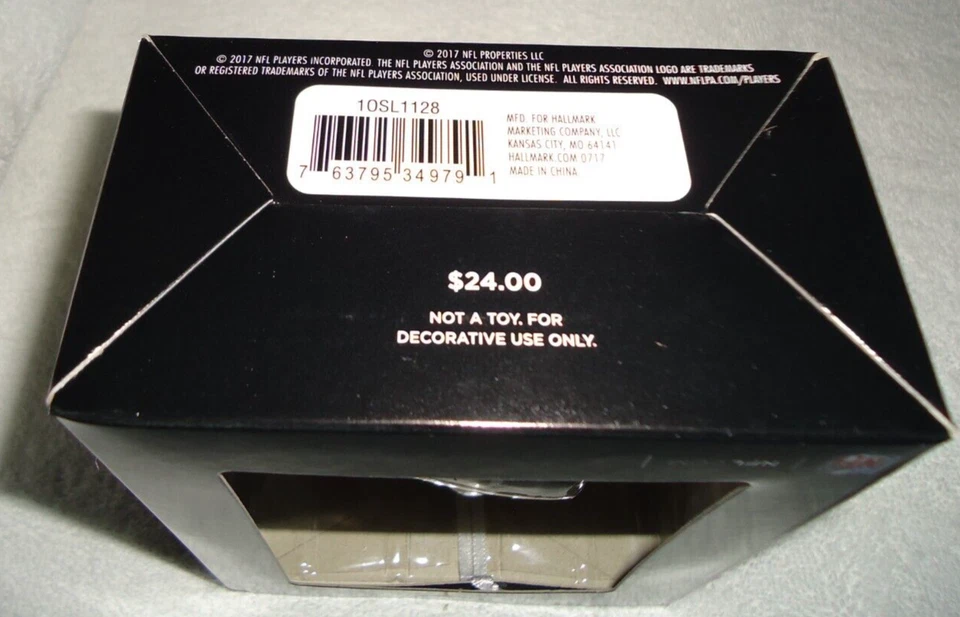 GREEN BAY PACKERS JORDY NELSON 2017 HALLMARK ORNAMENT NEW IN BOX - Image 4 of 4