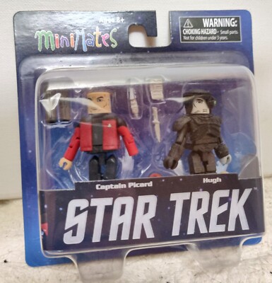 STAR TREK MINIMATES PICARD & HUGH UND KIRK & DUTY UNIFORM SCOTTY (MENGE 2)