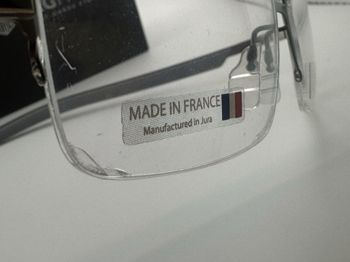 Authentic Tag Heuer Eyeglass Line Half-Rim TH 3823 Frame France Eyewear 57mm - Picture 19 of 23