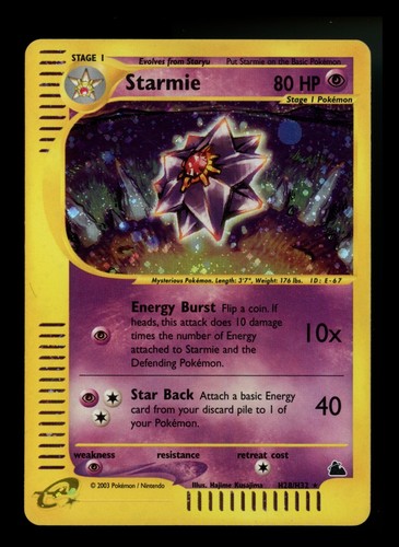 2003 Pokemon Skyridge Moltres Holo Foil H20/H32 WOTC E-Reader