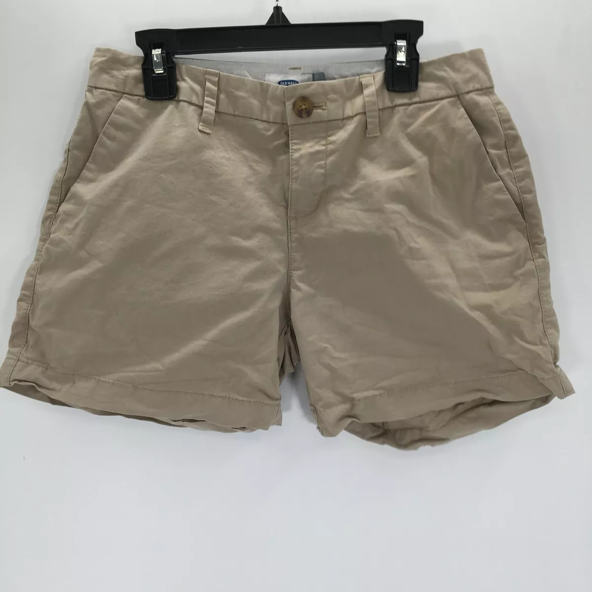 Old navy khaki shorts womens clearance