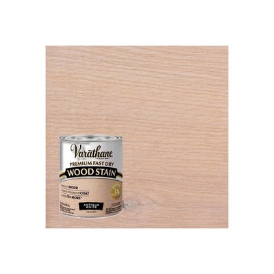 Varathane Fast Dry Wood Stain Semi-Transparent Antique White Oil-Based 297424