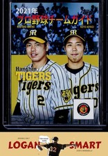 Umeno Aoyagi 2021 Topps NPB Team Programs Gold #GP-10 /50 Hanshin Tigers