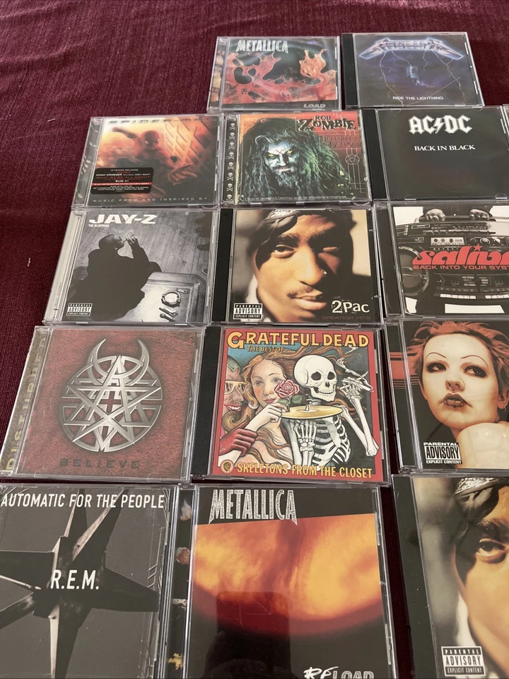 80s 90s 00s  Classic Rock Rap Metal  18 CD Lot Few Sealed - Image 2 of 4