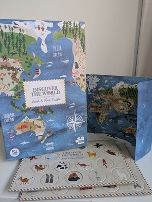 Londji Made In Barcelona Discover The World Look & Find Puzzle 200 Teile