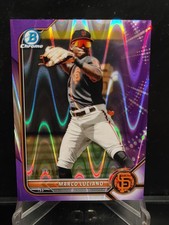 Marco Luciano RC 2022 Bowman Chrome Purple Wave #BCP-7 /250 - SF Giants
