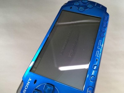 5762 PSP 3000 ブルー PSP 3000 Vibrant Blue - Good Condition + Sony Official 1GB