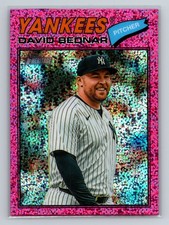 2026 Topps Heritage #207 David Bednar Chrome Pink Sparkle Refractors