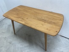 Ercol Plank Dining Table. Model 263. Blue Sticker