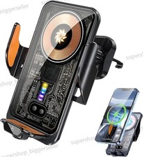 66w Fast Wireless Car Charger Automatic Clamping Mount Air Vent Phone Holder Us