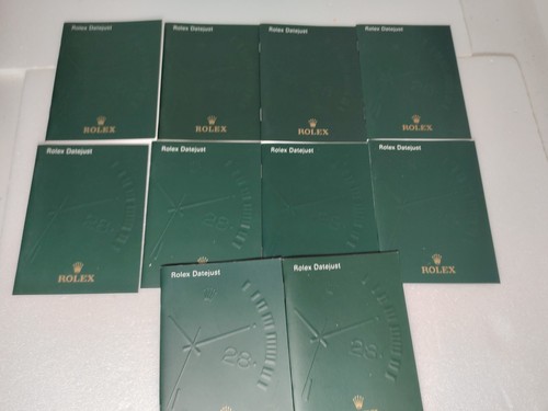Genuine Rolex Datejust Watch Booklet/B1573