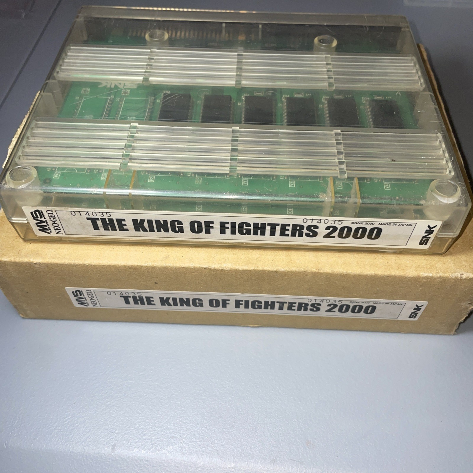 KING OF FIGHTERS 2000 NEO GEO MVS FULL KIT 100% ORIGINAL SNK! Matching Serial #